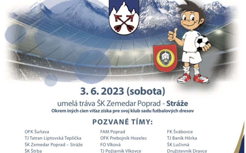 V STRÁŽACH SA USKUTOČNÍ 2. ROČNÍK TURNAJA TATRACLIMA CUP 🏆