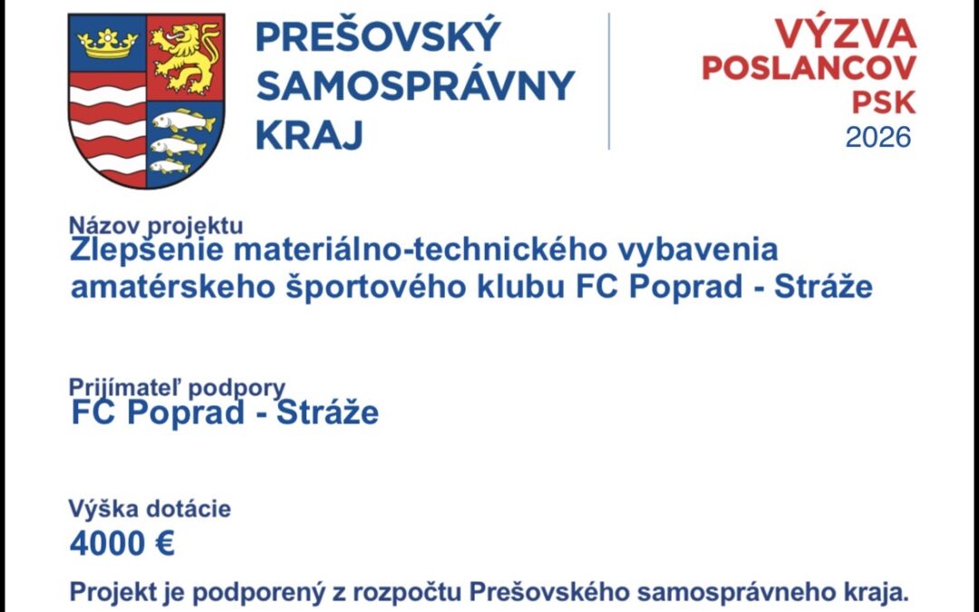 ĎAKUJEME ZA DÔVERU, PSK!